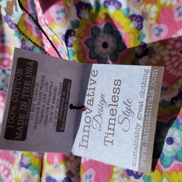 I Am Naturals Reversible Adjustable Wrap Dress - Size Medium 2-5 Years - Picture 5 of 9